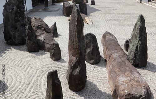 Stone zen garden photo