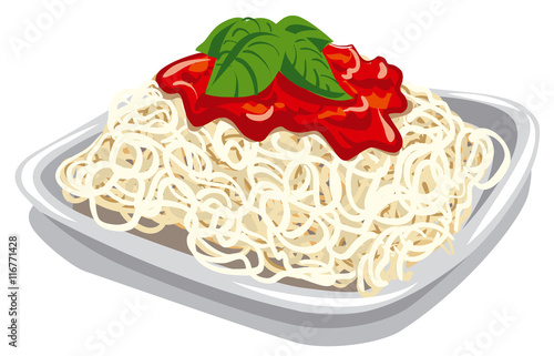 pasta with tomato sauce