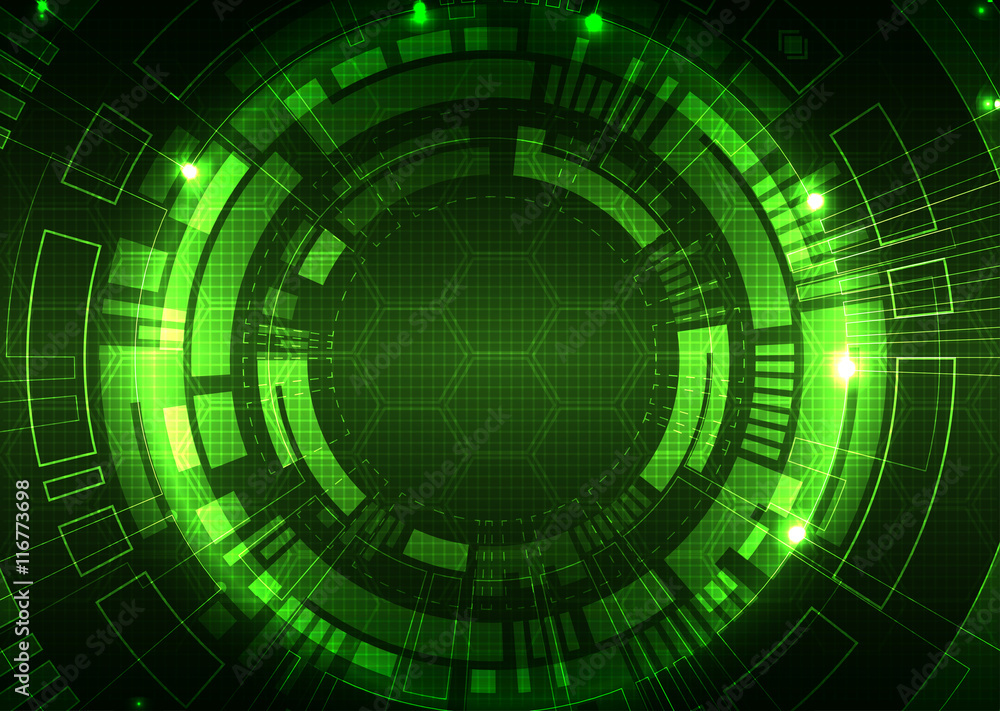 Abstract green digital communication technology background. Abstract green digital communication technology background.