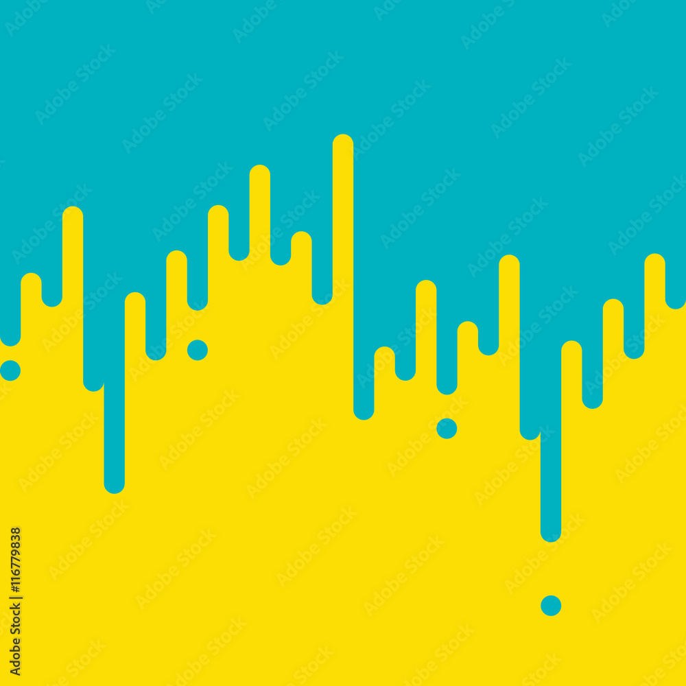 Obraz premium Dripping paint abstract background. Vector illustration.