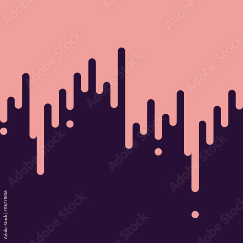 Dripping paint abstract background. Vector illustration.