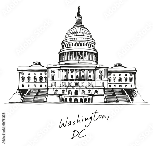 United States Capitol Building in Washington, DC
