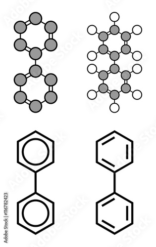 Lemonene (biphenyl, diphenyl) preservative molecule.