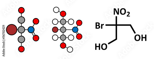 Bronopol preservative molecule. 