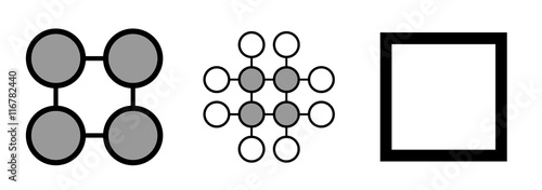 cyclobutane cyclic alkane (cycloalkane) molecule.