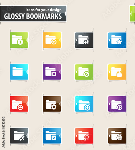 Folders Bookmark Icons