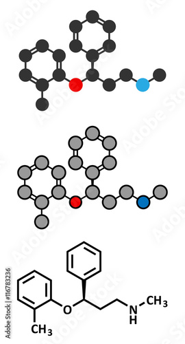 Atomoxetine attention-deficit hyperactivity disorder (ADHD) drug