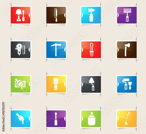 Work Tools Bookmark Icons