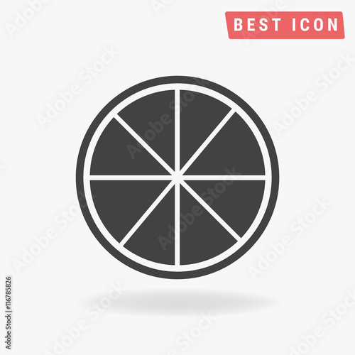 Orange icon eps10, Orange icon vector