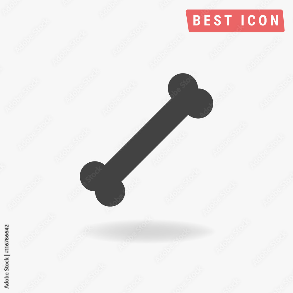 Bone Icon Vector, Bone Icon Object Bone Icon Vector, Bone Icon Object