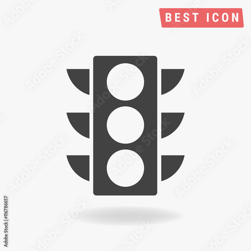 traffic light Icon Vector.