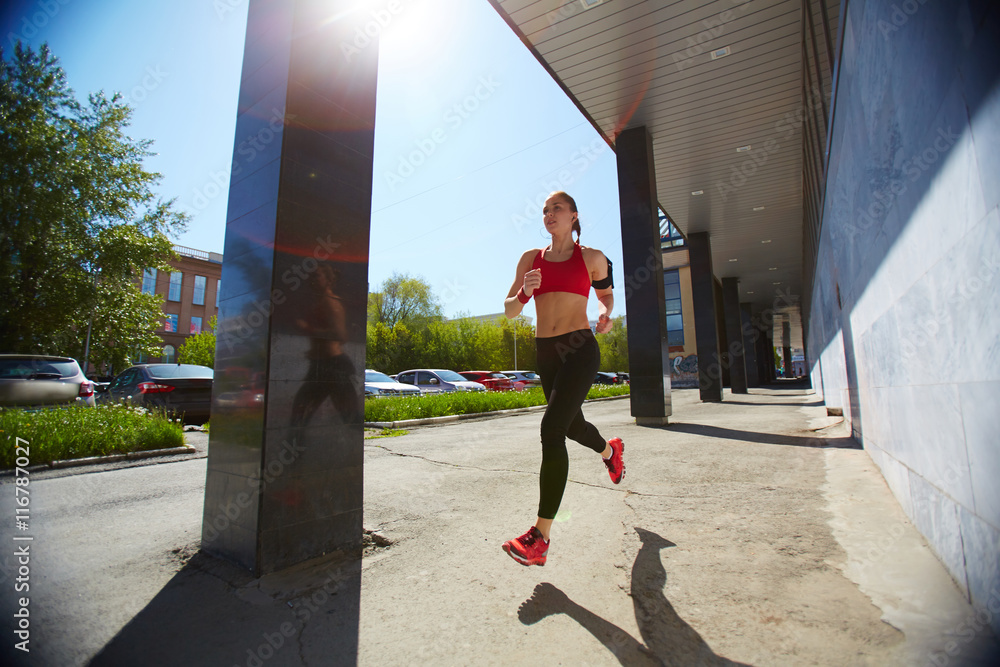 Fototapeta premium Urban runner