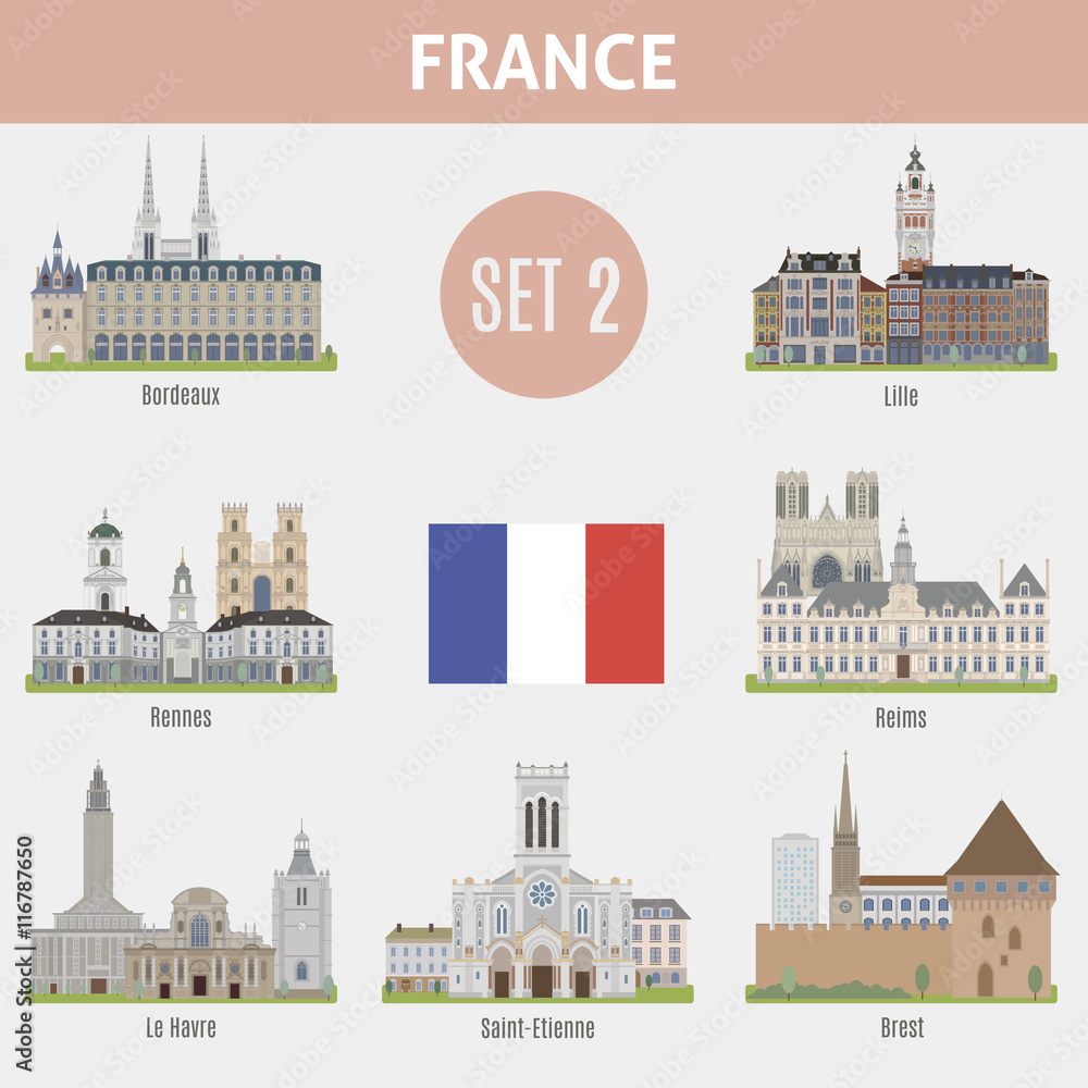 Famous Places cities in France