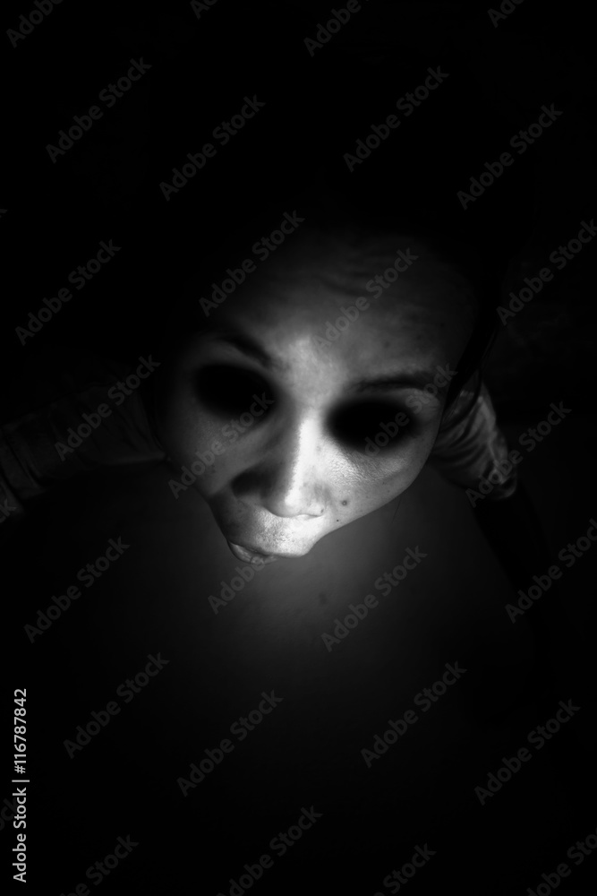 Face of ghost,Scary background for book cover Stock Photo | Adobe Stock