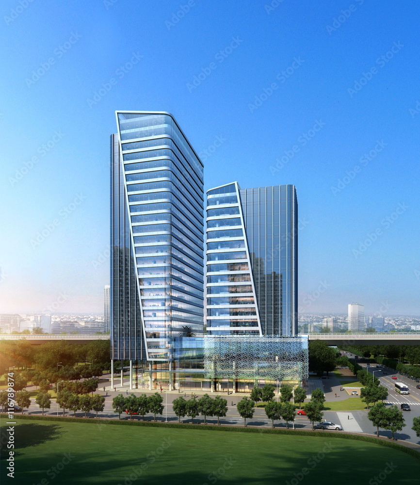 Obraz premium ビル