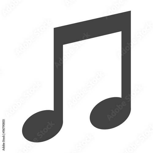 Music note Icon Vector.