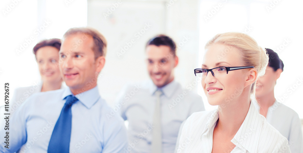 businessmen and businesswomen on conference businessmen and businesswomen on conference