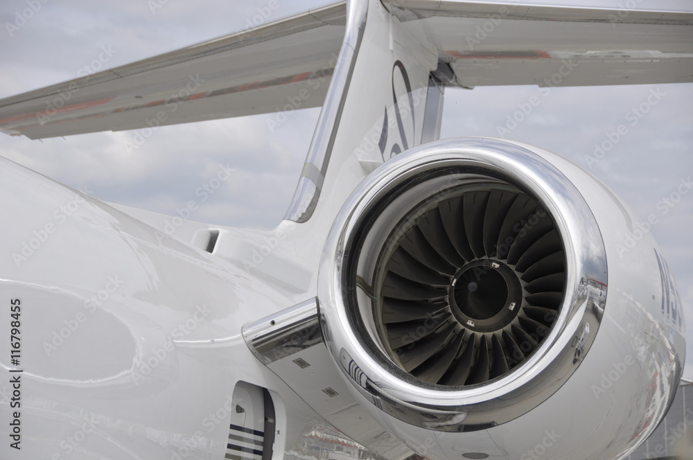 Ebace Genf: Gulfstream Business-Jet Triebwerk