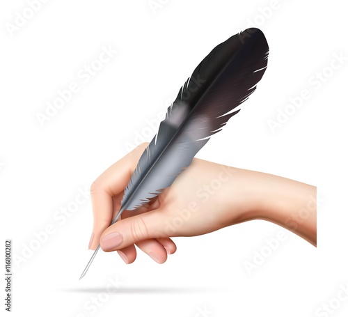 Feather In Hand