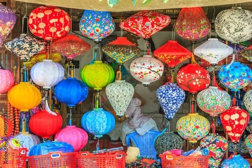 Asia lanterns at Hoi An  Vietnam