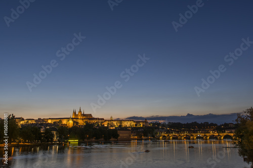 Prague At Night, Czech Republic