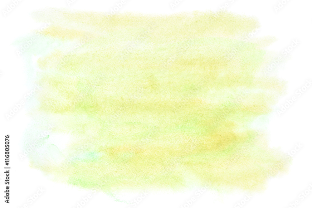 Obraz premium Green watercolor background