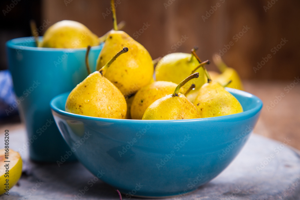 small yellow pears small yellow pears