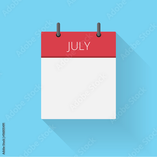 Vector of Month of a Year Calendar Icons Template, Flat designed vector illustrator, for web application , UI calendar