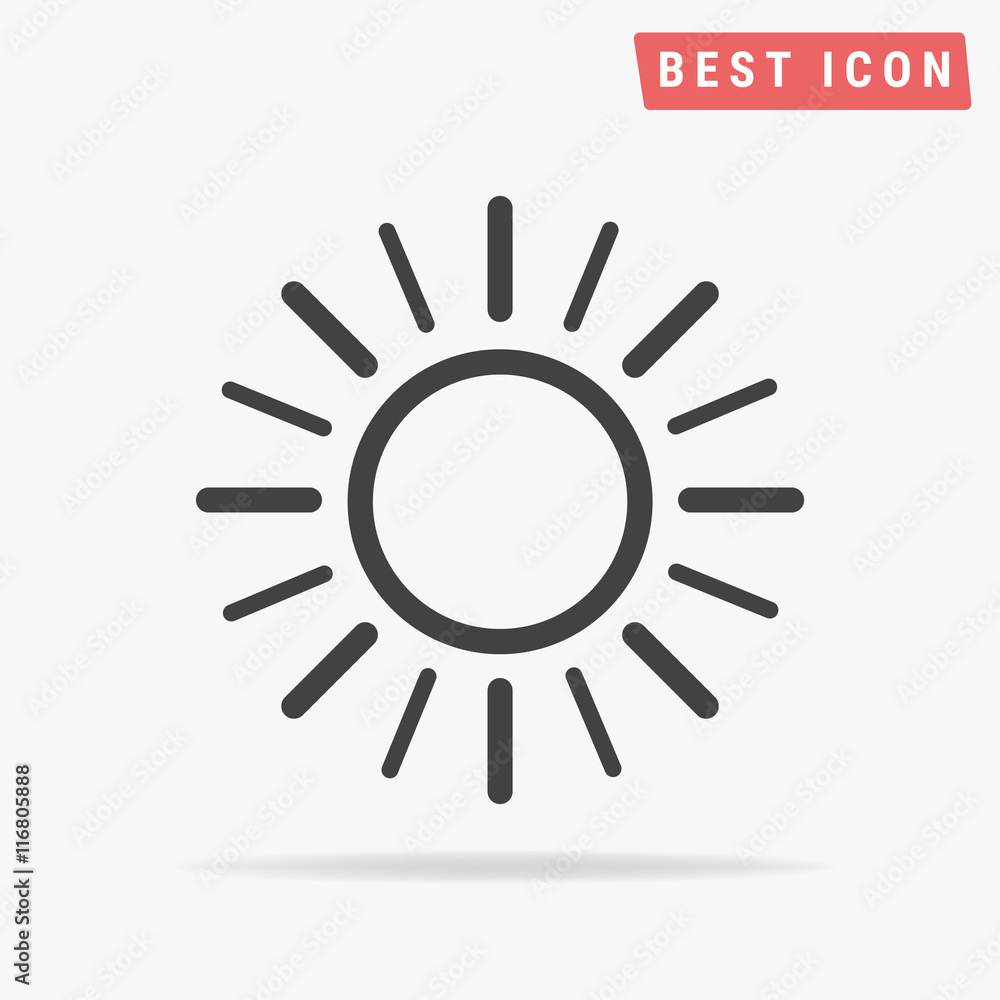 sun Icon. sun Icon.