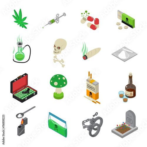 Drugs Icons Set 
