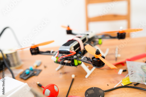 Finishing of building drone