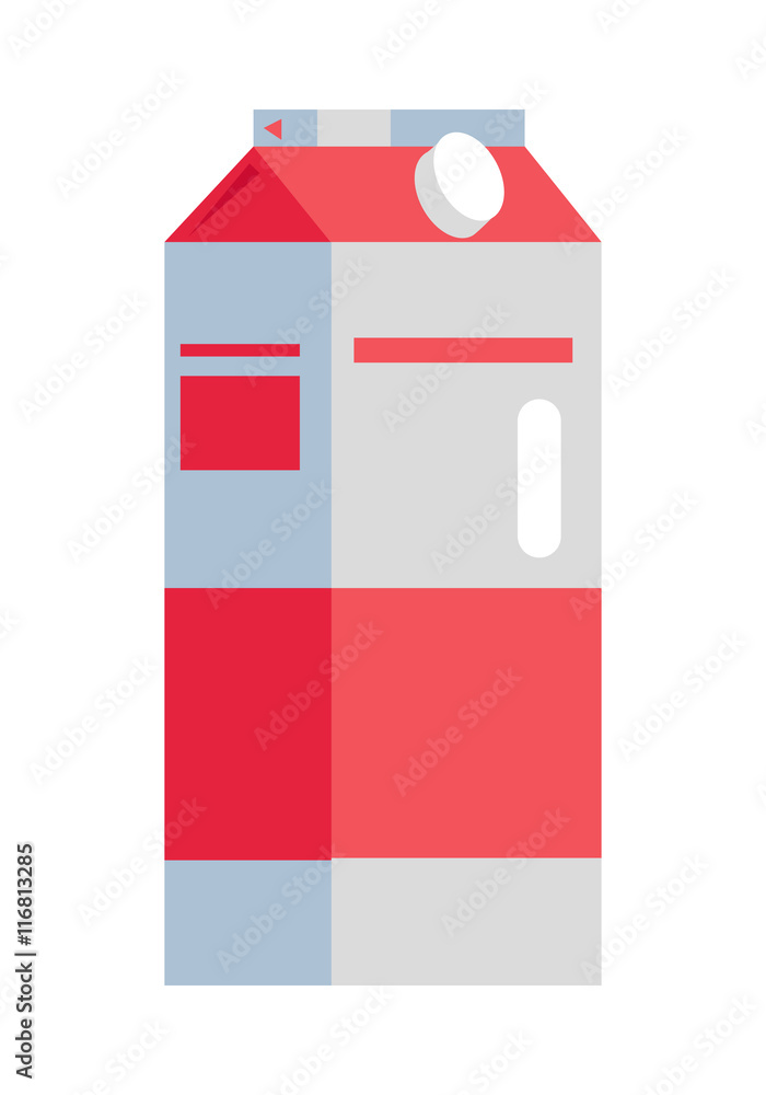 Paper Packaging for Liquid Food Illustration. Paper Packaging for Liquid Food Illustration.