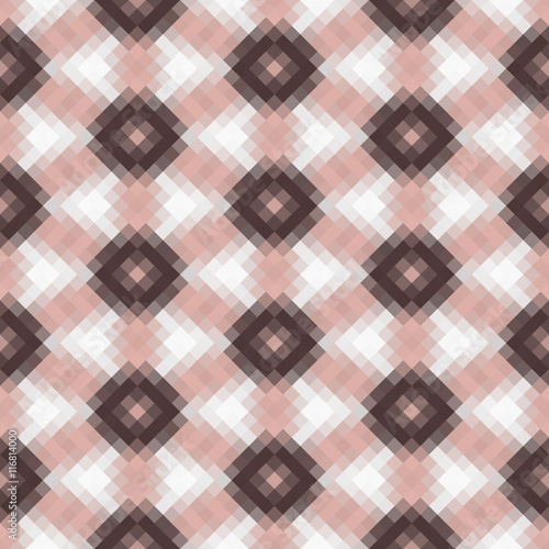 Kaleidoscopic low poly rhomb style vector mosaic background