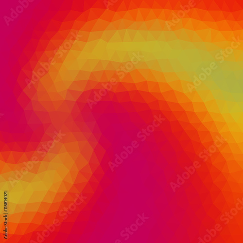 Gradient low poly triangle style vector mosaic background
