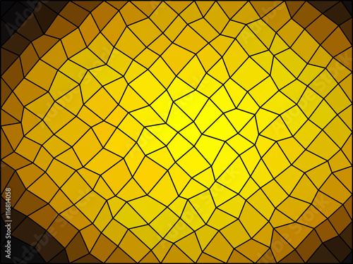 Sphere low poly triangle style vector mosaic background