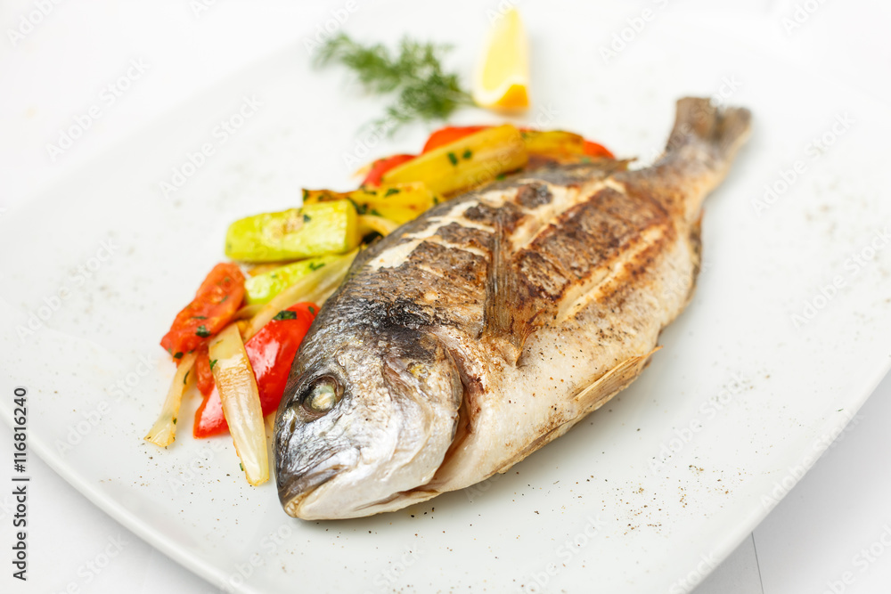 fish with vegetables
fish with vegetables