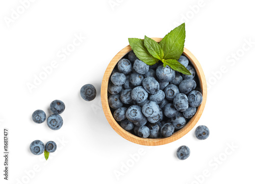 Canvas Print blueberries