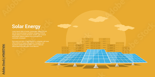 solar energy concept