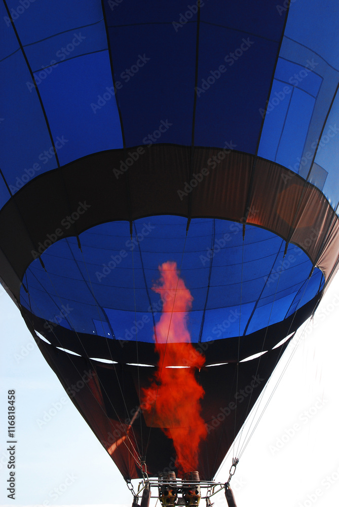 Obraz premium Hot air Balloon flame