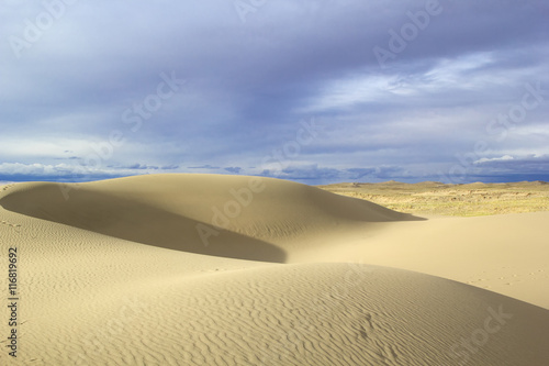 Sand dunes. Gobi Desert  Mongolia.