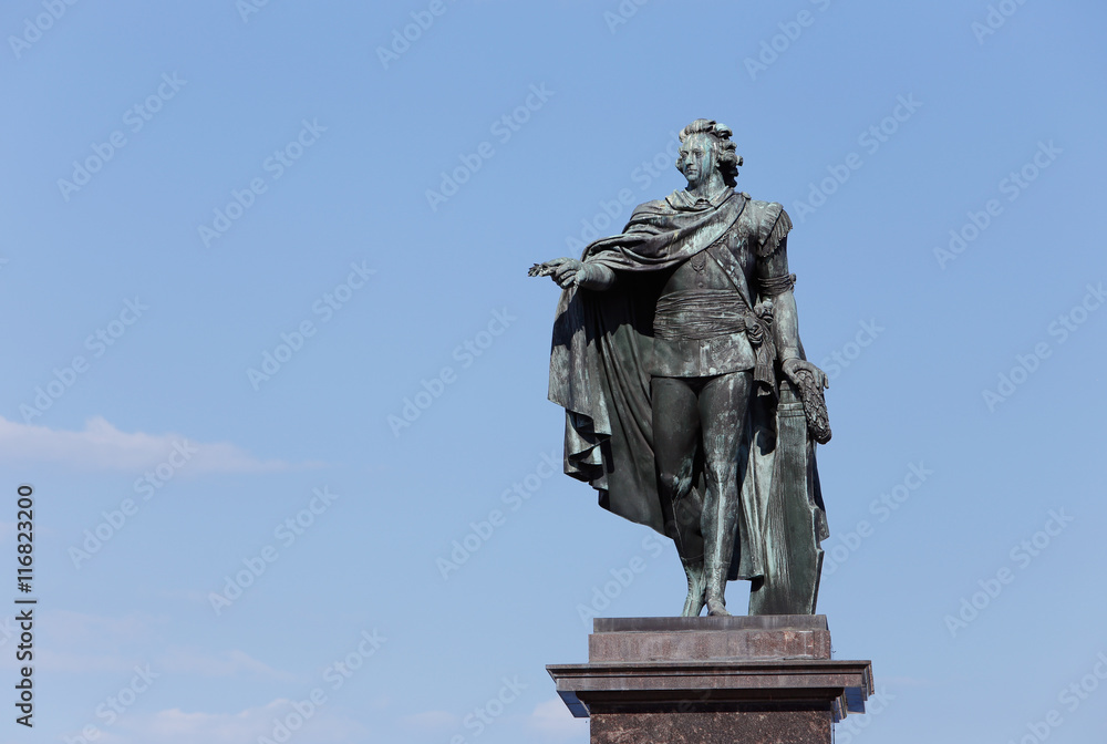 Gustav III:s staty utförd av Johan Tobias Sergel (1740-1814)