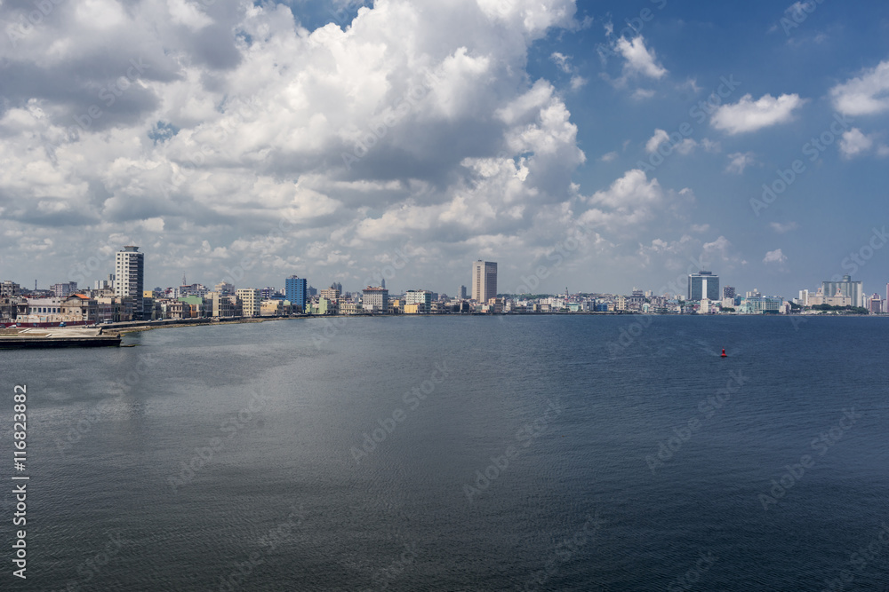 Panoramic image of the city of Havana