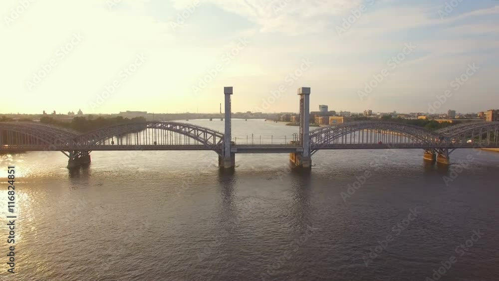Finland Railway Bridge across the Neva River Finland Railway Bridge across the Neva River