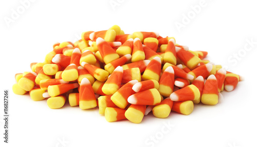 Isolated Candy Corns