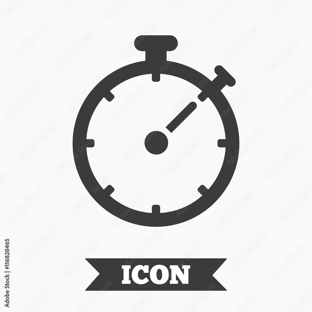 Timer sign icon. Stopwatch symbol. Timer sign icon. Stopwatch symbol.