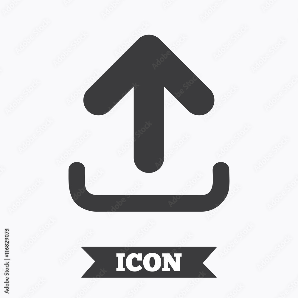Upload sign icon. Upload button. Upload sign icon. Upload button.