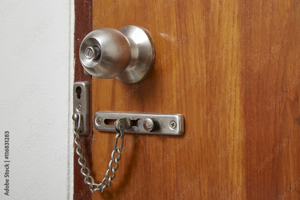 locked wooden door locked wooden door