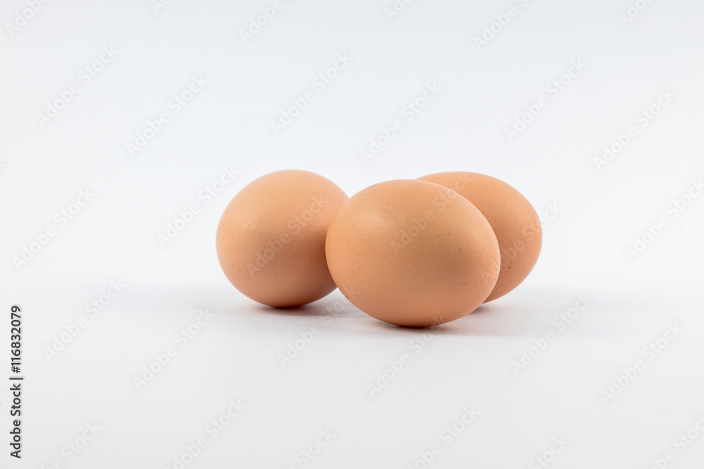 Eggs Isolated on white background Eggs Isolated on white background