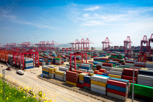 Photography Shanghai Yangshan deepwater port