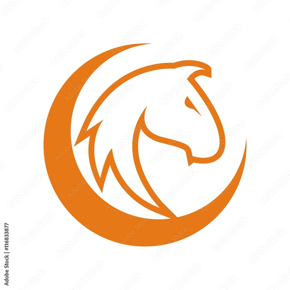 Animals Horse logo vector Animals Horse logo vector